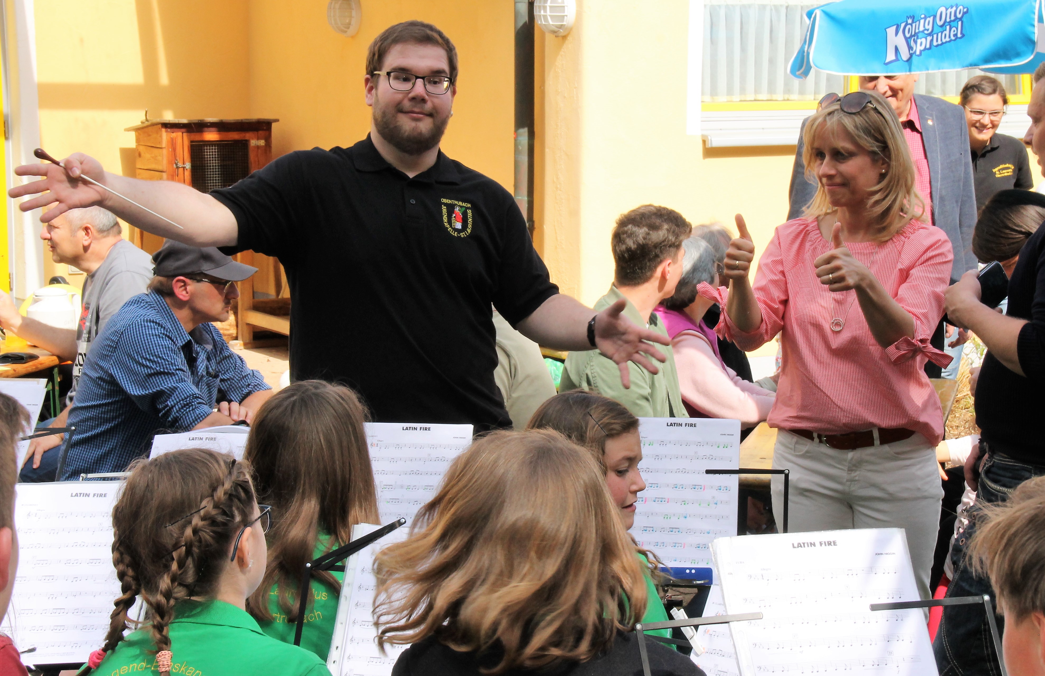 Nachwuchsmusiker beim Kindergarten Frühlingsfest 2018